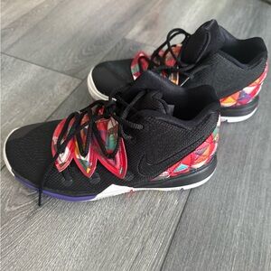 Colorful Nike (LeBron James) Black Sneakers